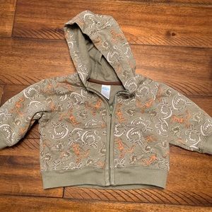 Kids Play Dinosaur Baby Hoodie